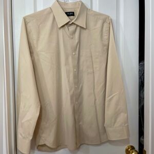 The Tie Bar Tan Dress Shirt